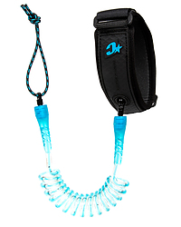 more on Creatures of Leisure Reliance Bodyboard Bicep Leash Cyan Speckle Black