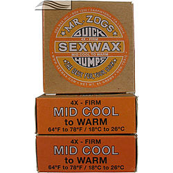 more on Mr Zogs Sex Wax Original Mid Cool Orange 3 pack