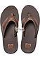 more on Reef Leather Fanning Dark Brown Mens Thongs