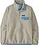 more on Patagonia Womens LW Synch Snap-T Fleece Heather Oatmeal