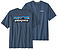 Photo of Patagonia Men's P-6 Logo Responsibili Tee Utility Blue 