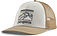 more on Patagonia Line Logo Ridge LoPro Trucker Cap White with Oar Tan