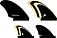 Photo of Firewire Machado Seaside Quad Surfboard Fin Set 