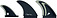 Photo of Firewire Machado Twin Plus 1 Surfboard Fin Set 