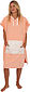 Photo of Ocean and Earth Ladies Day Dream Hooded Poncho Seashell Pink 