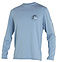 more on Oneill Davenport Hybrid Long Sleeve Surf Tee Rashie Carbon Blue