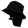 Photo of FCS Essential Surf Bucket Hat Black Teal With Legionnaire 