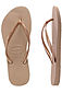 more on Havaianas Ladies Slim Metallic Rose Gold Thongs