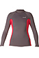 more on Xcel Ladies Anna LS UV Fitted Rash Vest Deep Grey Goji