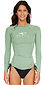 more on Oneill Ladies Classic UV Long Sleeve Rash Vest OIL GREEN