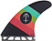 Photo of Captain Fin Co. CF Series Black Tri Quad Fin Set 