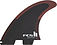 Photo of FCS II Pyzel PC Black Shiraz Tri Set 