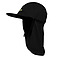 Photo of FCS Essential Surf Cap With Legionnaires Flap Black Eucalyptus 