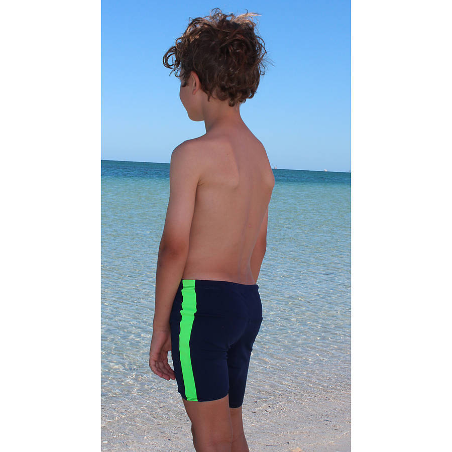 Chlorine resistant jammers for Boys in navy | Boys Swimwear | Sea ...