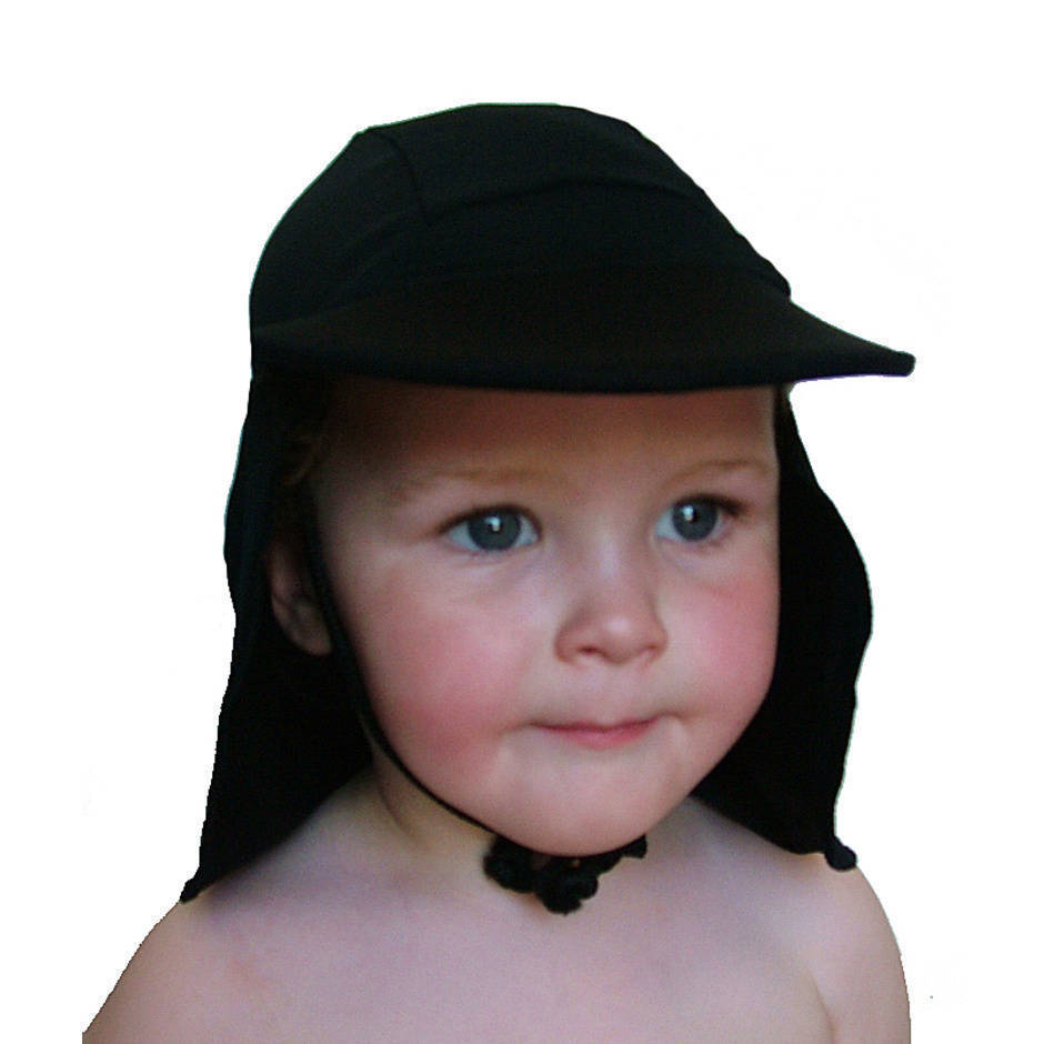 Girls Pool hat - Black - Image 1