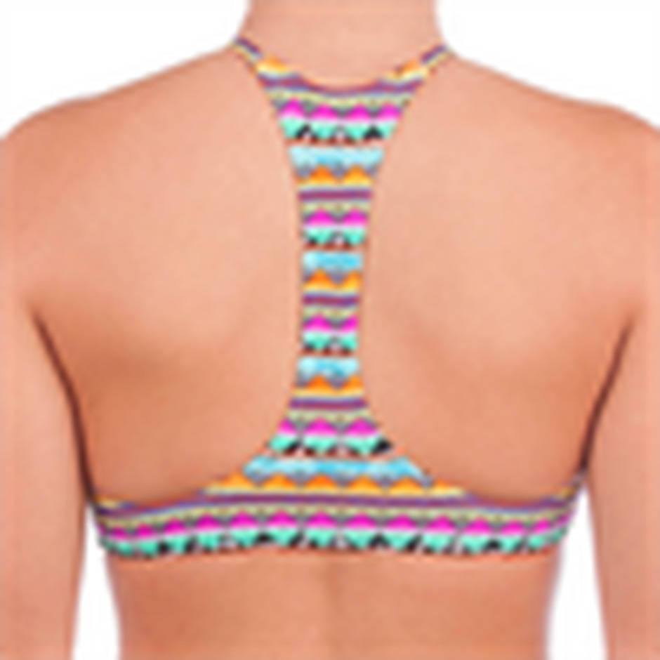Heaven Shaman Stripe T Bar Bikini Top - Image 2