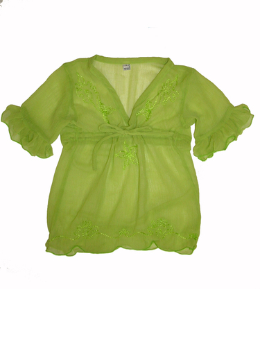 Girls Cover Up - Lime - Image 1