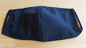 more on Adults Reusable Cotton Face Mask - Shaped Black