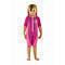 Photo of Girls Bodysuit Zip Front - Pink and Light Pink 