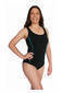 Photo of Classic One Piece - Black with Teal Piping 