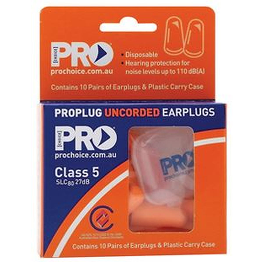 Disposable Uncorded Earplugs 10 Pack - Image 1