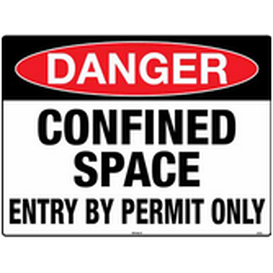 Confined Space Entry By Permit Only - Image 1