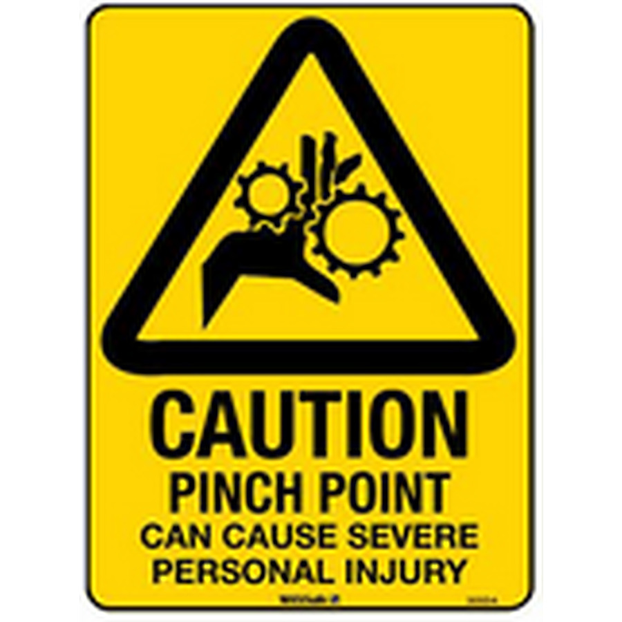 Caution Pinch Point Can Cause Severe Personal Injury - Image 1