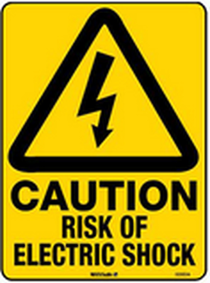 Caution Risk Of Electric Shock - Image 1