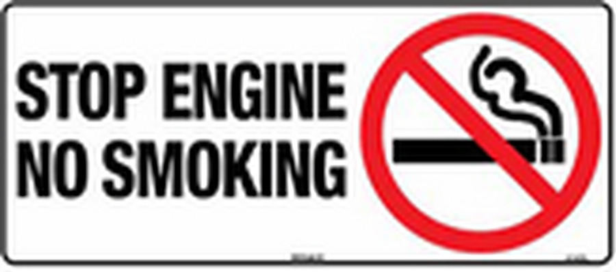 Stop Engine No Smoking - Image 1