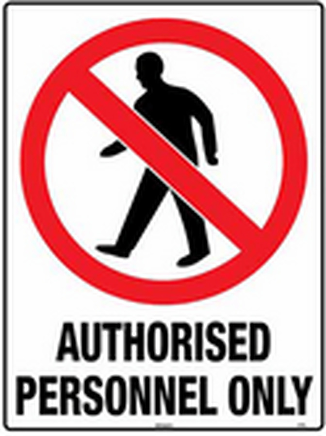 Authorised Personnel Only - Image 1