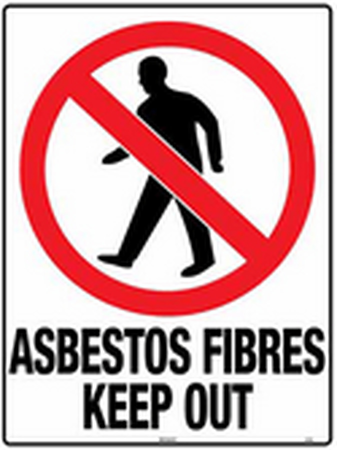 Asbestos Fibres Keep Out - Image 1