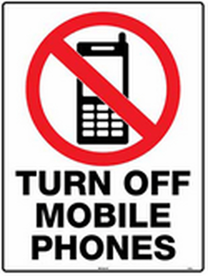 Turn Off Mobile Phones - Image 1