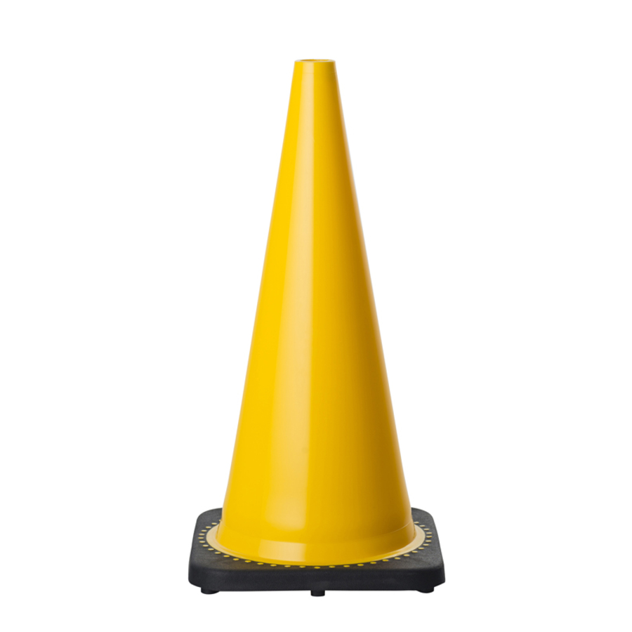 700mm Yellow Cone - NON Reflective - Image 1