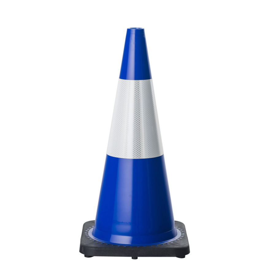 700mm Blue Cone - Reflective - Image 1