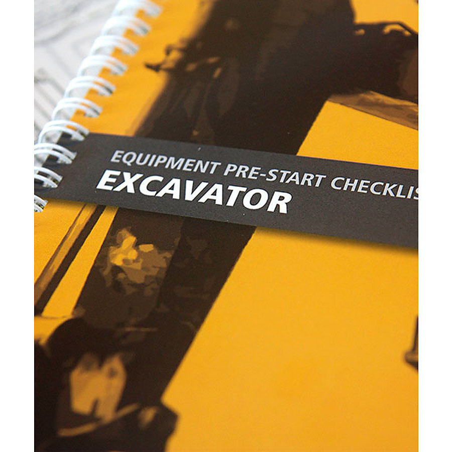 Excavator Pre Start Checklist Book - Image 1