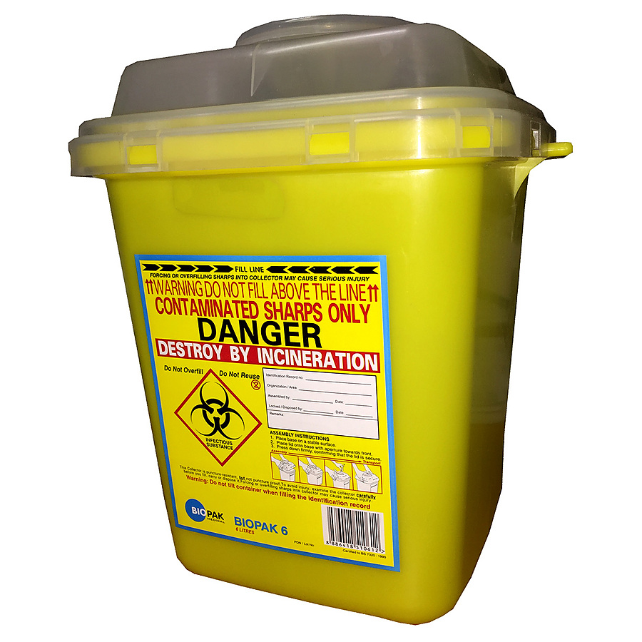 Sharps Container 6ltr - Image 1