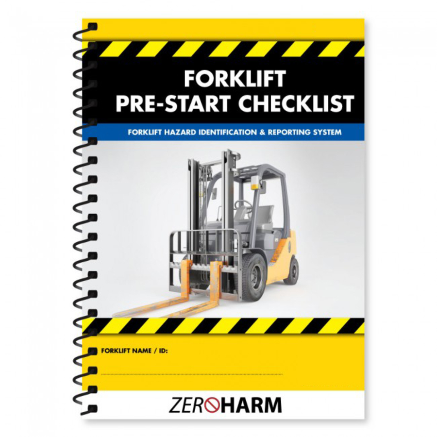 Forklift Pre-Start Checklist Book - Image 1