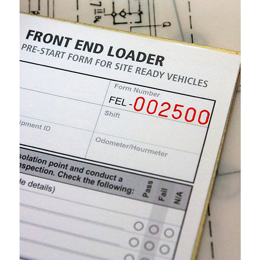 Front End Loader Pre Start Checklist Book - Image 2