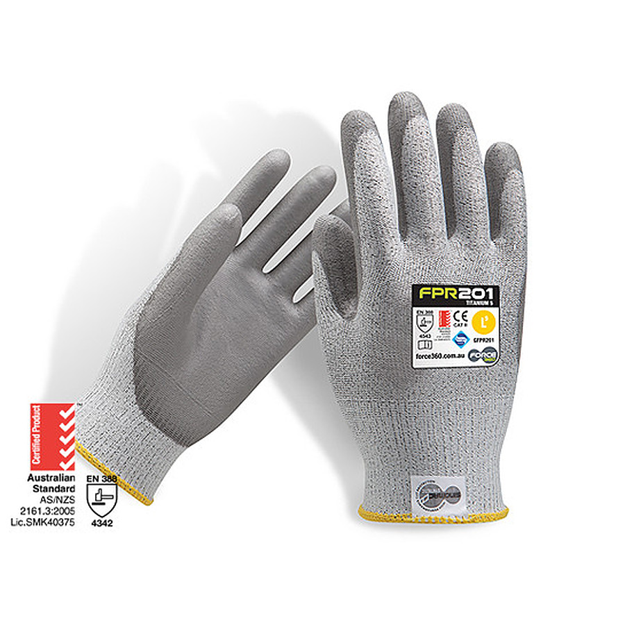 Titanium 5 Cut 5 PU Glove - Image 1