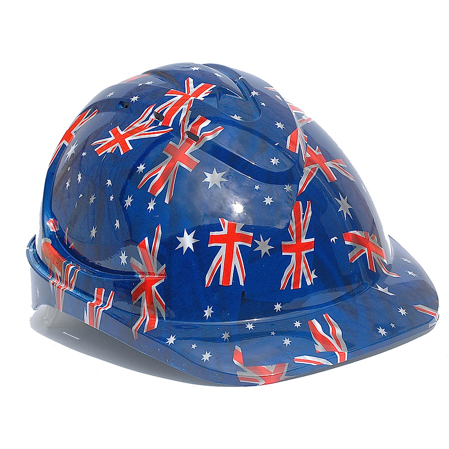 printed hard hats