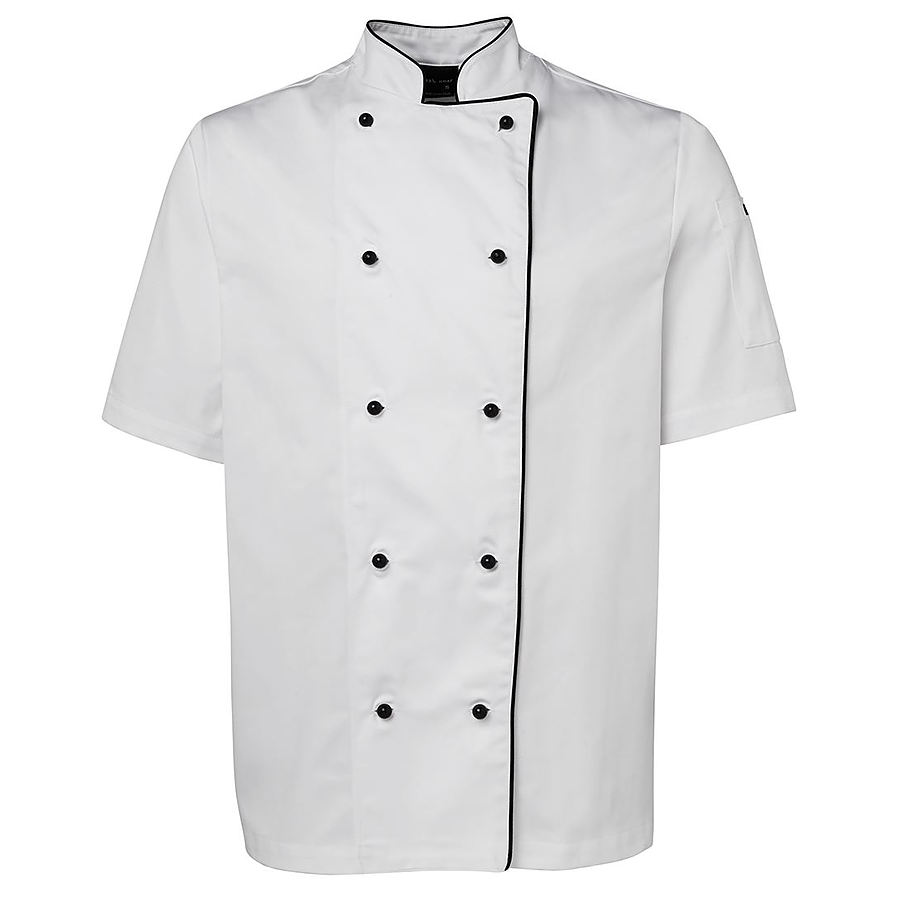 Short Sleeve Unisex Chefs Jacket - Image 1