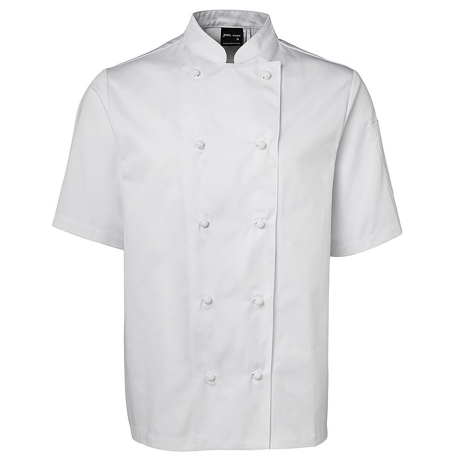 Short Sleeve Unisex Chefs Jacket - Image 2