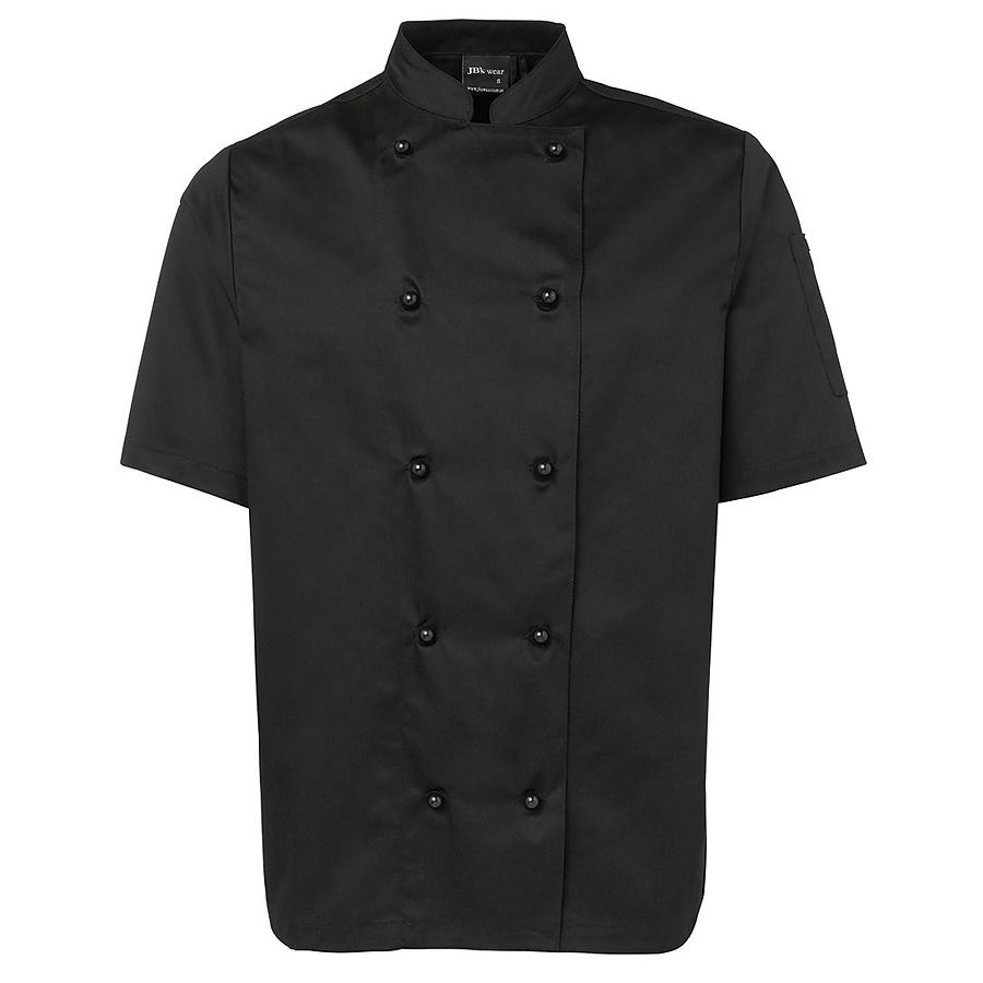 Short Sleeve Unisex Chefs Jacket - Image 3