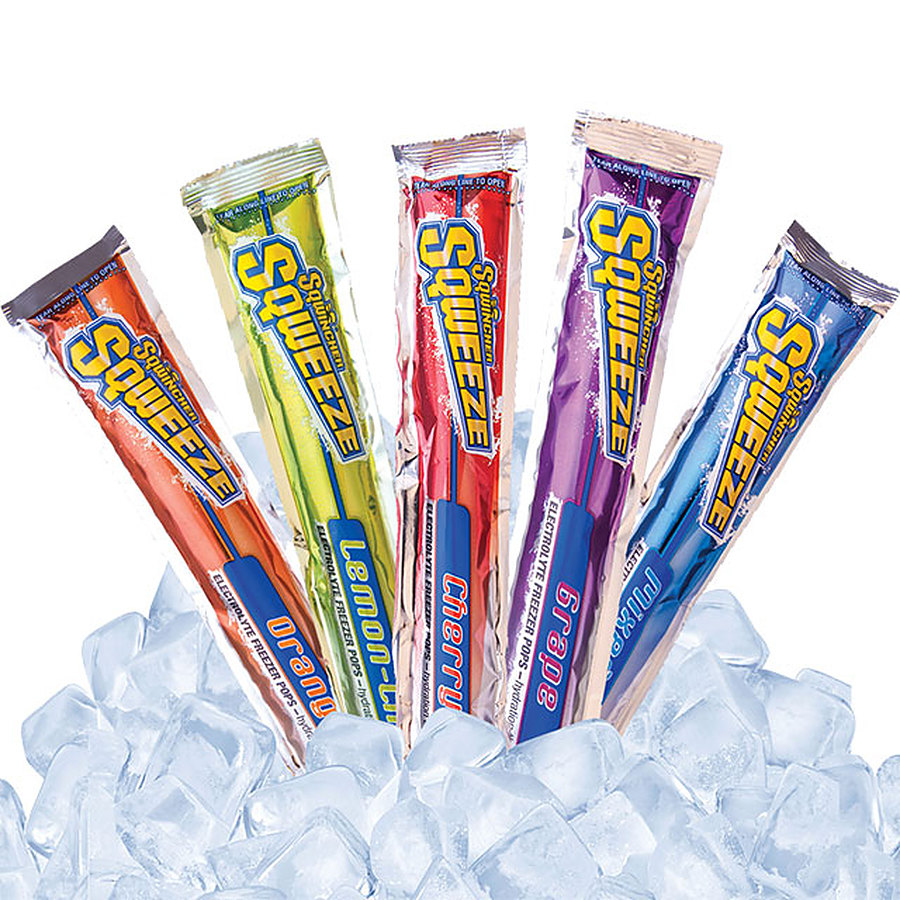 Sqwincher® concentrate in a frozen Sqweeze pop - Image 1