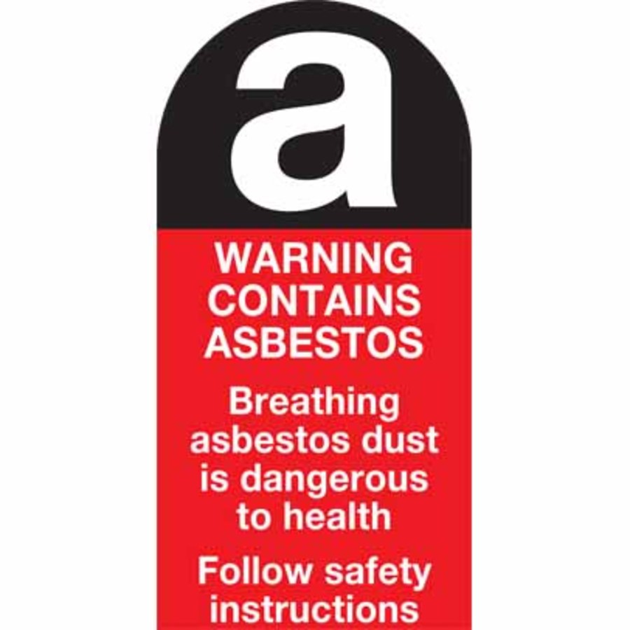 Asbestos Warning Sticker - Image 1