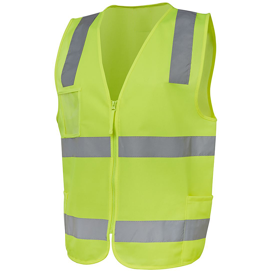 Hi Vis (D+N) Zip Safety Vest - Image 1