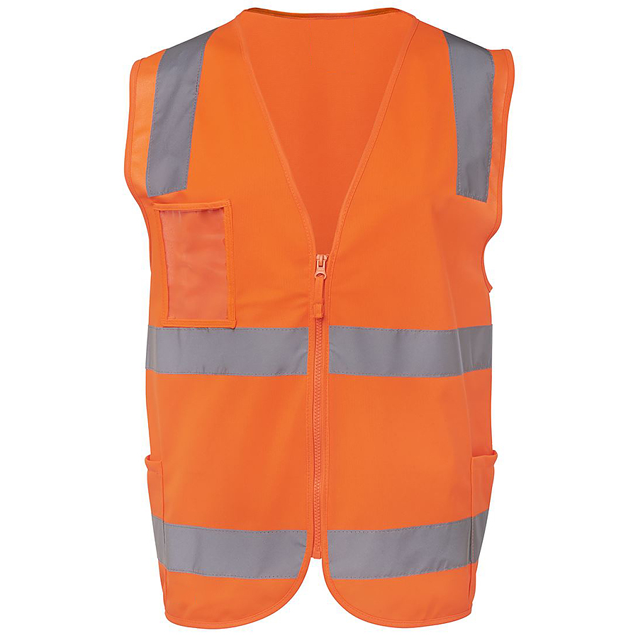 Hi Vis (D+N) Zip Safety Vest - Image 2