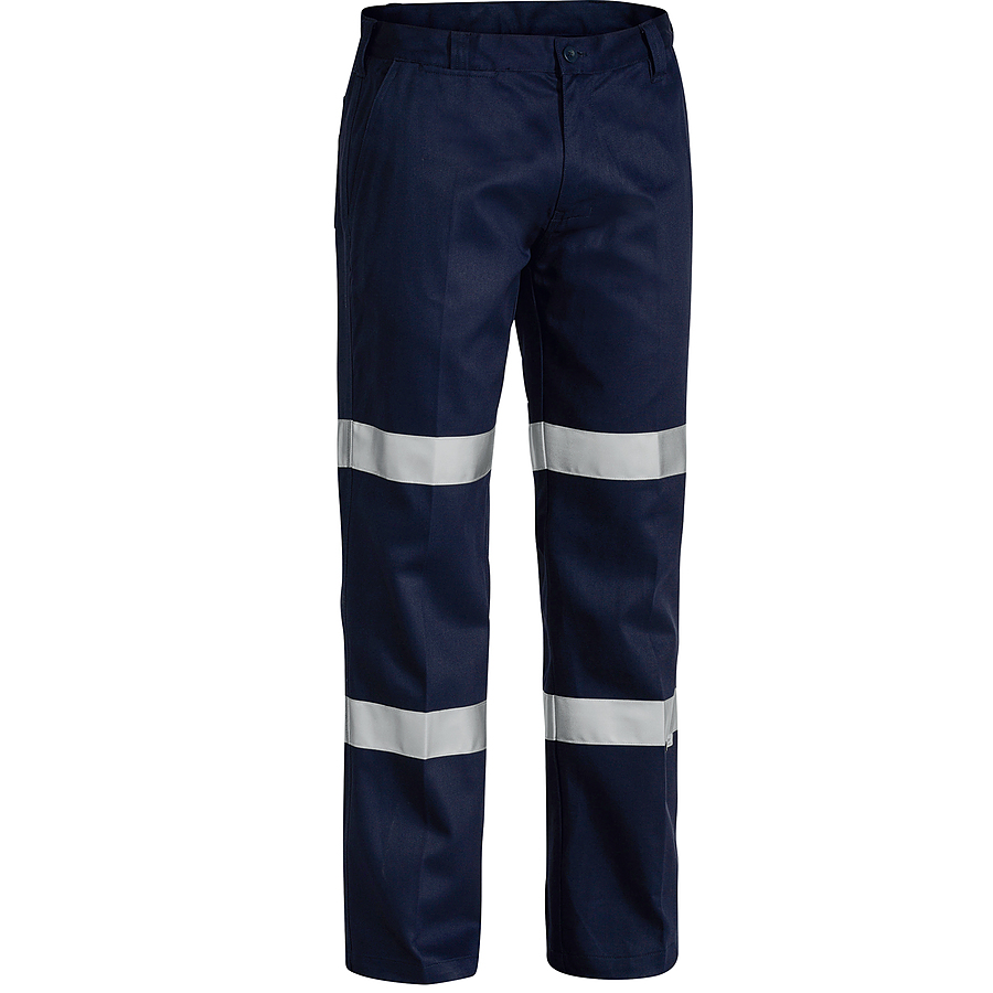 Cotton Drill Work Pants With Double 3M™ Reflective Tape - Image 1