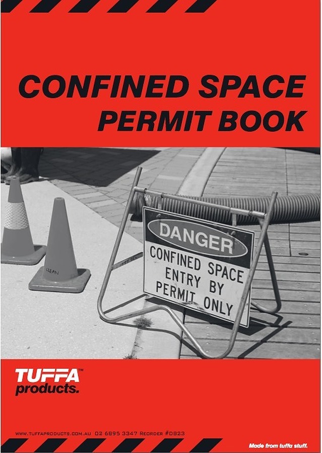 Confined space permit book - Image 1