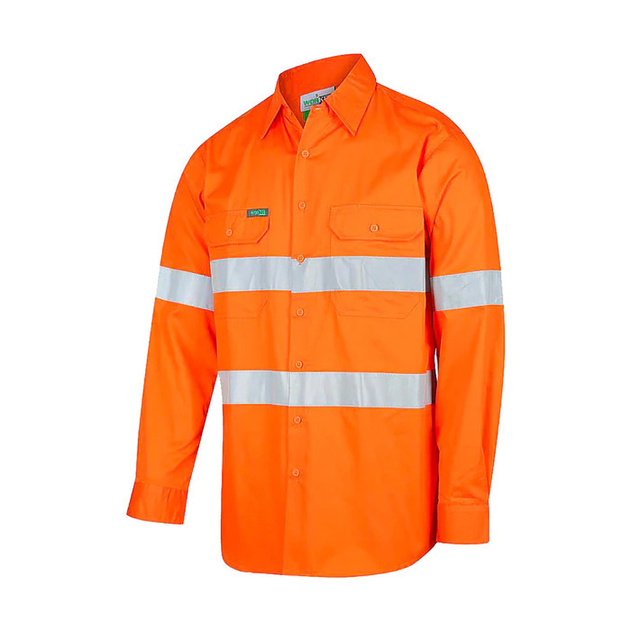 Hi-Vis Light Weight Long Sleeve Reflective Shirt with 3M Tape - Image 4